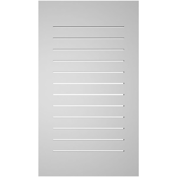 Ekena Millwork Vertical Surface Mount PVC Gable Vent: Functional, w/ 3-1/2"W x 1"P Standard Frame, 24"W x 42"H - GVPVE24X4201SF