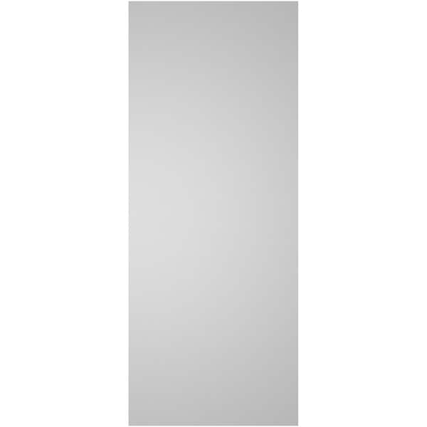 Ekena Millwork Vertical Surface Mount PVC Gable Vent: Non-Functional, w/ 3-1/2"W x 1"P Standard Frame, 16"W x 40"H - GVPVE16X4001SN