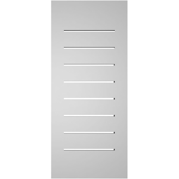 Ekena Millwork Vertical Surface Mount PVC Gable Vent: Functional, w/ 2"W x 1-1/2"P Brickmould Frame, 12"W x 28"H - GVPVE12X2802SF