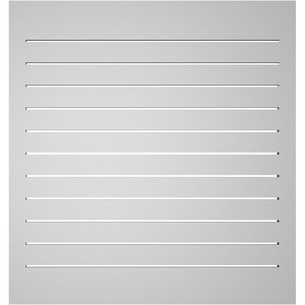 Ekena Millwork Vertical Surface Mount PVC Gable Vent: Functional, w/ 2"W x 2"P Brickmould Sill Frame, 34"W x 36"H - GVPVE34X3603SF