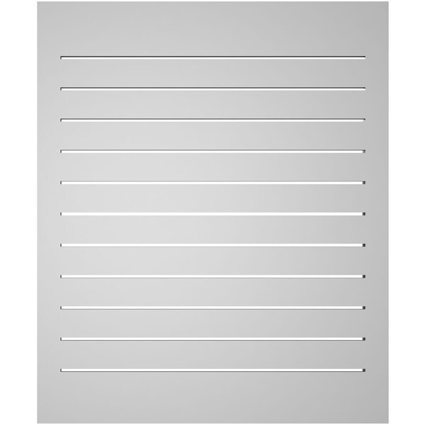 Ekena Millwork Vertical Surface Mount PVC Gable Vent: Functional, w/ 2"W x 1-1/2"P Brickmould Frame, 30"W x 36"H - GVPVE30X3602SF