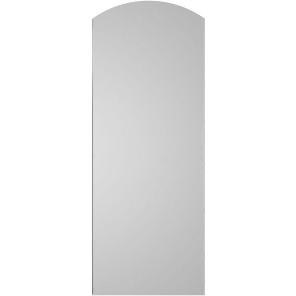 Ekena Millwork Arch Top Surface Mount PVC Gable Vent: Functional, w/ 2"W x 2"P Brickmould Sill Frame, 16"W x 42"H - GVPAR16X4203SF