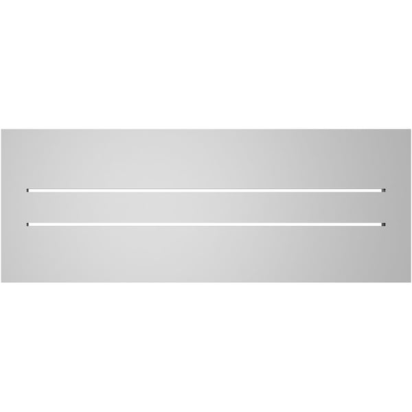 Ekena Millwork Vertical Surface Mount PVC Gable Vent: Functional, w/ 2"W x 1-1/2"P Brickmould Frame, 32"W x 12"H - GVPVE32X1202SF