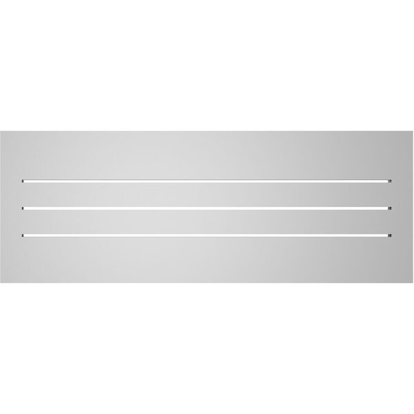 Ekena Millwork Vertical Surface Mount PVC Gable Vent: Functional, w/ 2"W x 2"P Brickmould Sill Frame, 38"W x 14"H - GVPVE38X1403SF