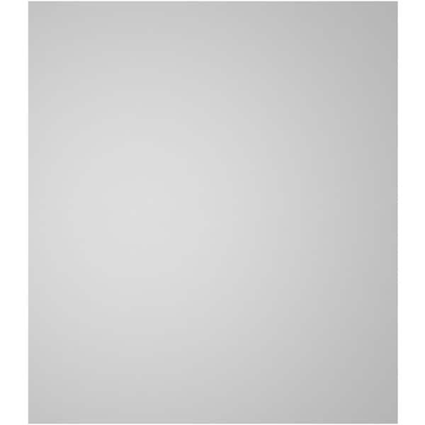 Ekena Millwork Vertical Surface Mount PVC Gable Vnt: Non-Functional, w/2"W x 1-1/2"H, Brickmould Frame, 28"W x 32"H - GVPVE28X3202SN