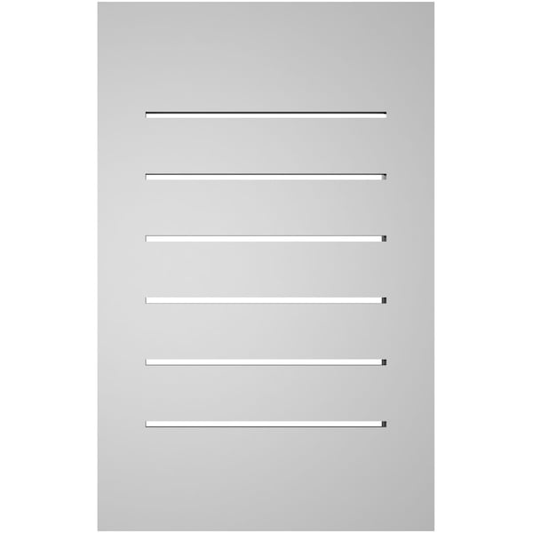 Ekena Millwork Vertical Surface Mount PVC Gable Vent: Functional, w/ 2"W x 1-1/2"P Brickmould Frame, 14"W x 22"H - GVPVE14X2202SF