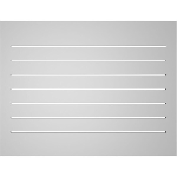 Ekena Millwork Vertical Surface Mount PVC Gable Vent: Functional, w/ 2"W x 1-1/2"P Brickmould Frame, 34"W x 26"H - GVPVE34X2602SF