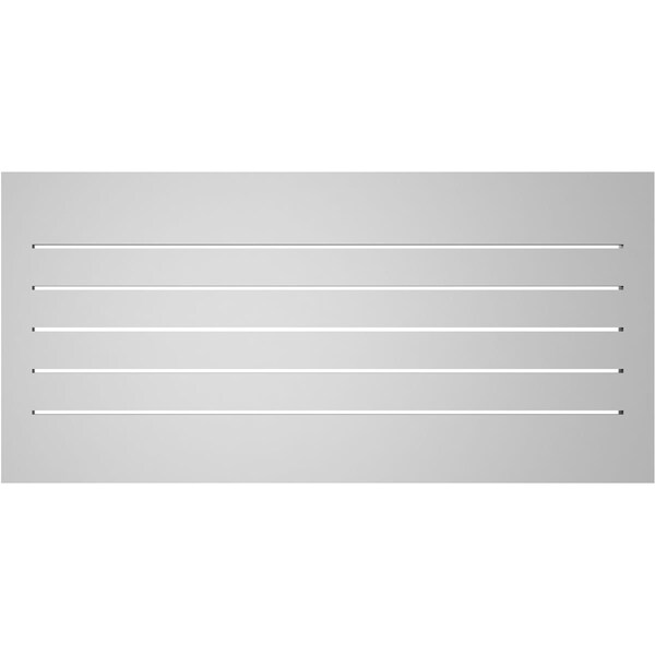 Ekena Millwork Vertical Surface Mount PVC Gable Vent: Functional, w/ 2"W x 2"P Brickmould Sill Frame, 42"W x 20"H - GVPVE42X2003SF