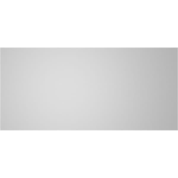 Ekena Millwork Vertical Surface Mount PVC Gable Vent: Non-Functional, w/ 3-1/2"W x 1"P Standard Frame, 30"W x 14"H - GVPVE30X1401SN
