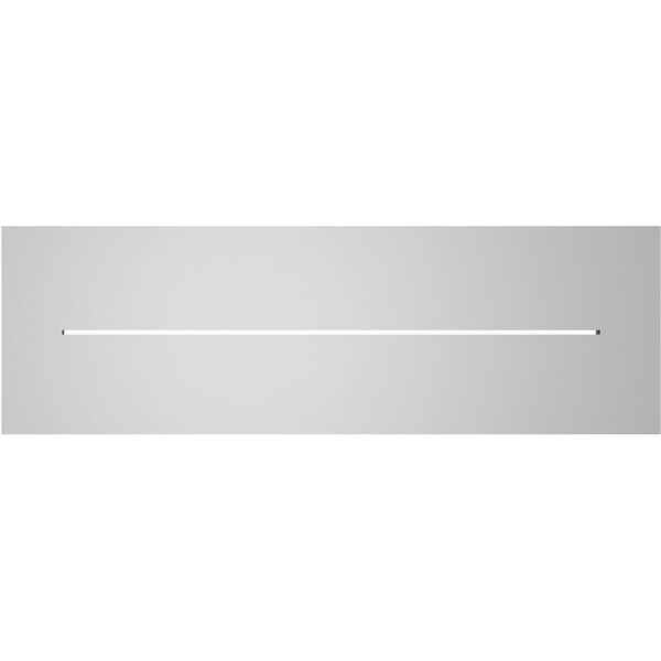 Ekena Millwork Vertical Surface Mount PVC Gable Vent: Functional, w/ 3-1/2"W x 1"P Standard Frame, 38"W x 12"H - GVPVE38X1201SF