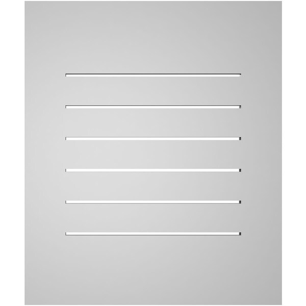 Ekena Millwork Vertical Surface Mount PVC Gable Vent: Functional, w/ 3-1/2"W x 1"P Standard Frame, 22"W x 26"H - GVPVE22X2601SF