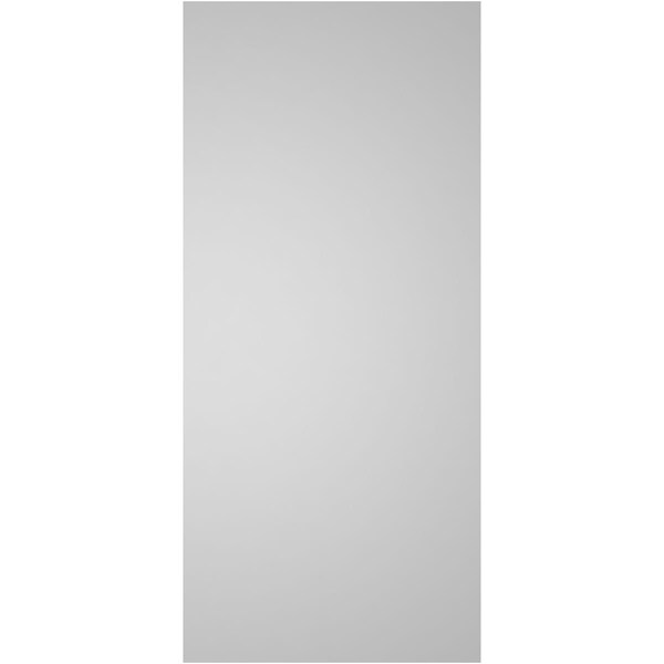 Ekena Millwork Vertical Surface Mount PVC Gable Vent: Non-Functional, w/ 3-1/2"W x 1"P Standard Frame, 18"W x 40"H - GVPVE18X4001SN