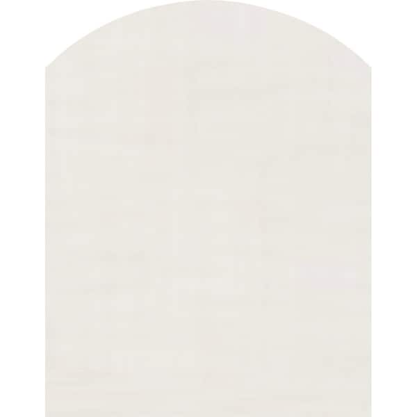 Ekena Millwork Arch Top Gable Vent Non-Functional, PVC Gable Vent w/ 1" x 4" Flat Trim Frame, 22"W x 22"H - GVPAR22X2201DUN