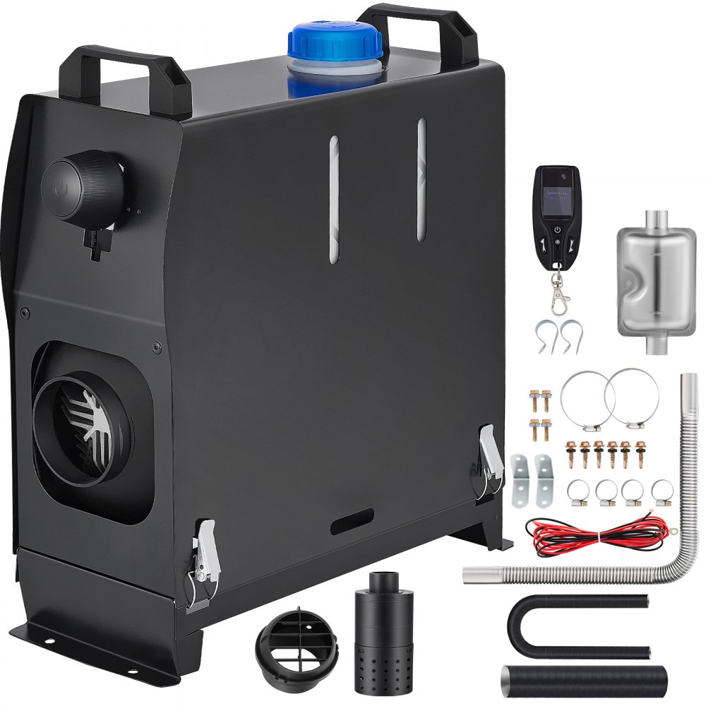 VEVOR Diesel Air Heater All in One, 8KW 12V Diesel Heater with Muffler, Diesel Parking Heater for Car, Vans, Truck, RV, Boats, Trailer, Motorhome and Caravan - ZCJRQ8KWDFKHSDMN1V0