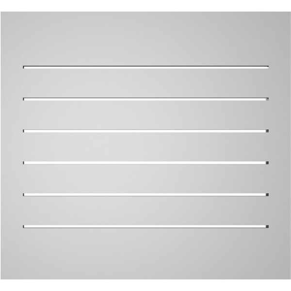 Ekena Millwork Vertical Surface Mount PVC Gable Vent: Functional, w/ 2"W x 1-1/2"P Brickmould Frame, 26"W x 24"H - GVPVE26X2402SF