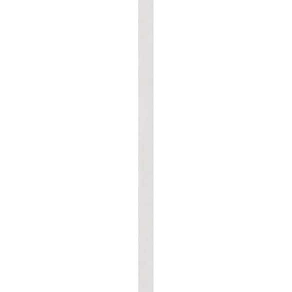 Ekena Millwork Vertical Gable Vent Non-Functional, PVC Gable Vent w/ 1" x 4" Flat Trim Frame, 32"W x 32"H - GVPVE32X3201DUN