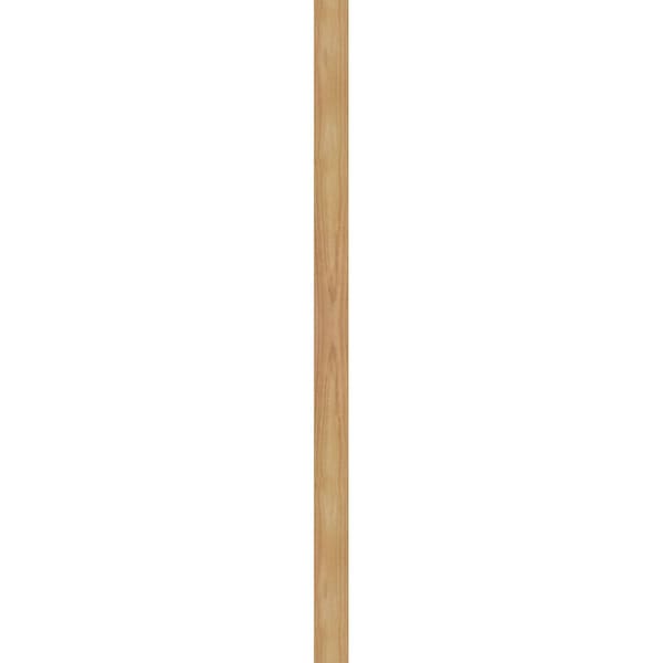 Ekena Millwork Vertical Gable Vent Non-Functional Western Red Cedar Gable Vent w/Decorative Face Frame, 14"W x 28"H - GVWVE14X2802SDUWR