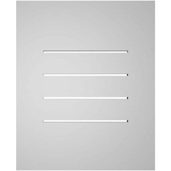 Ekena Millwork Vertical Surface Mount PVC Gable Vent: Functional, w/ 3-1/2"W x 1"P Standard Frame, 18"W x 22"H - GVPVE18X2201SF
