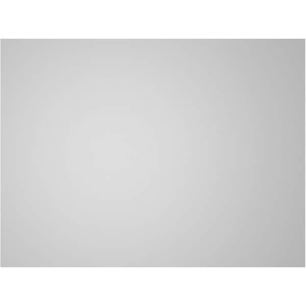 Ekena Millwork Vertical Surface Mount PVC Gable Vent: Non-Functional, w/3-1/2"W x 1"H, Standard Frame, 32"W x 24"H - GVPVE32X2401SN