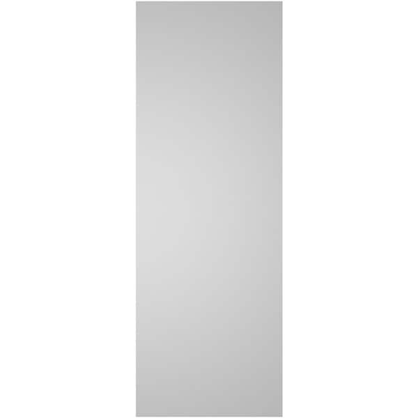 Ekena Millwork Vertical Surface Mount PVC Gable Vent w/ 2"W x 2"H , Brickmould Sill Frame, 12"W x 34"H - GVPVE12X3403SN