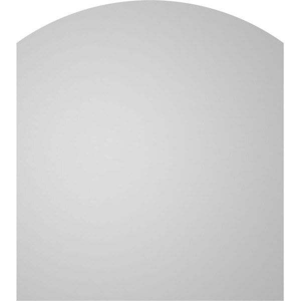 Ekena Millwork Arch Top Surface Mount PVC Gable Vent: Functional, w/ 3-1/2"W x 1"P Standard Frame, 16"W x 18"H - GVPAR16X1801SF