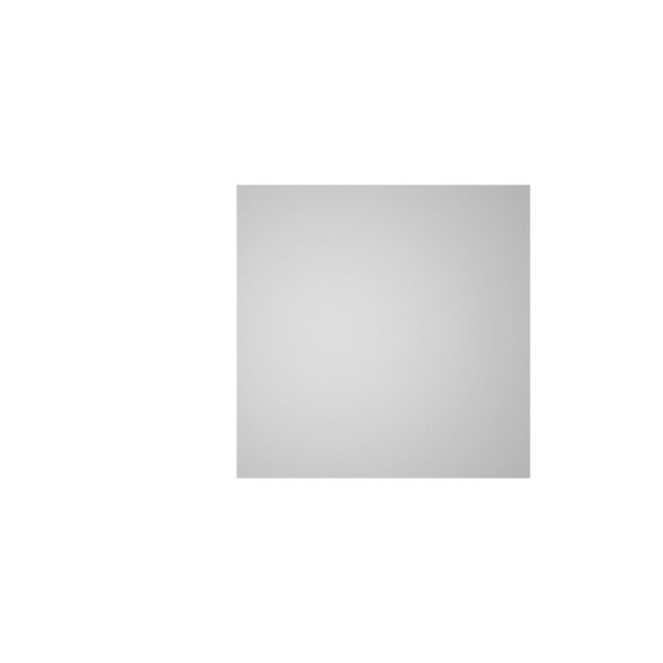 Ekena Millwork Vertical Surface Mount PVC Gable Vent: Non-Functional, w/3-1/2"W x 1"H, Standard Frame, 40"W x 40"H - GVPVE40X4001SN