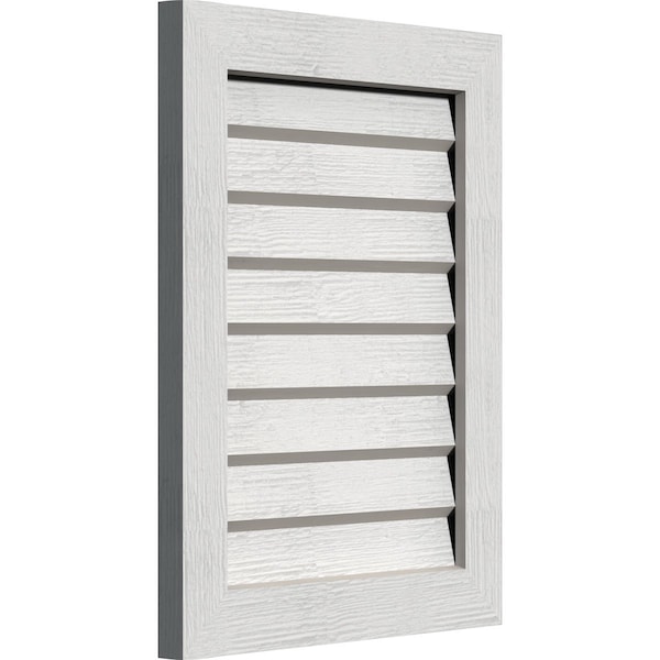 Ekena Millwork Vertical Gable Vent Non-Functional Western Red Cedar Gable Vent w/Decorative Face Frame, 32"W x 12"H - GVWVE32X1202RDPWR