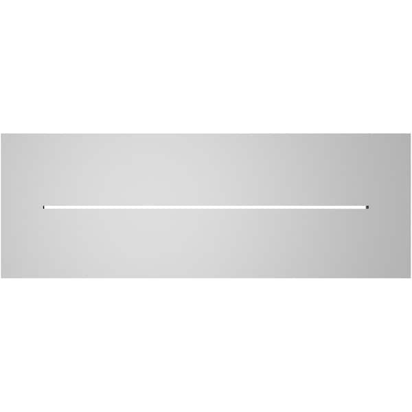 Ekena Millwork Vertical Surface Mount PVC Gable Vent: Functional, w/ 3-1/2"W x 1"P Standard Frame, 34"W x 12"H - GVPVE34X1201SF