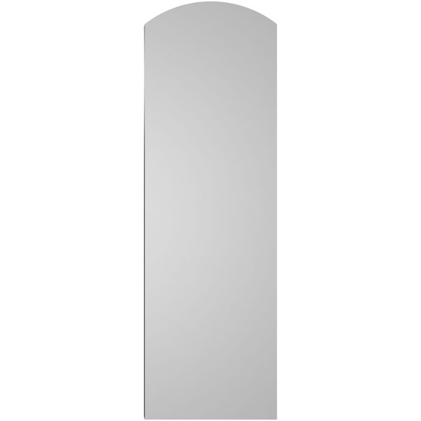 Ekena Millwork Arch Top Surface Mount PVC Gable Vent: Functional, w/ 2"W x 1-1/2"P Brickmould Frame, 12"W x 38"H - GVPAR12X3802SF