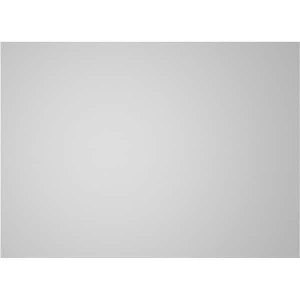 Ekena Millwork Vertical Surface Mount PVC Gable Vent: Non-Functional, w/3-1/2"W x 1"H, Standard Frame, 36"W x 26"H - GVPVE36X2601SN