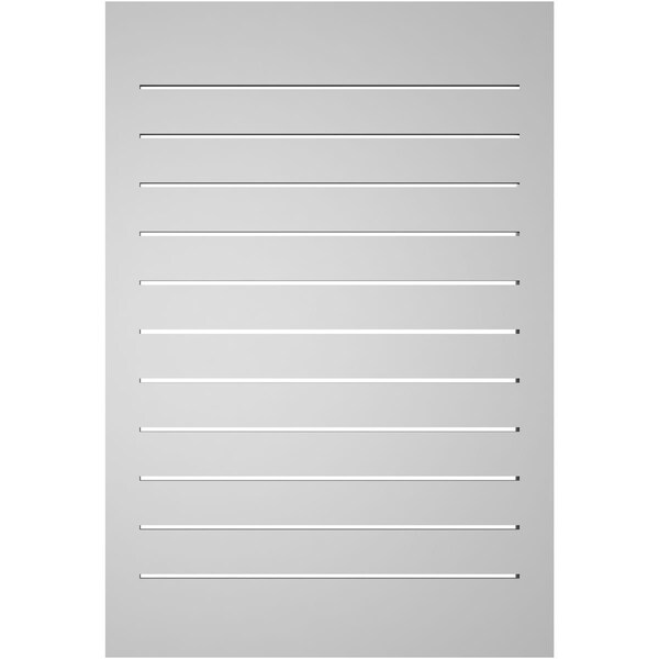 Ekena Millwork Vertical Surface Mount PVC Gable Vent: Functional, w/ 2"W x 1-1/2"P Brickmould Frame, 26"W x 38"H - GVPVE26X3802SF