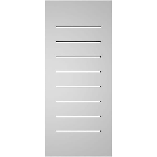 Ekena Millwork Vertical Surface Mount PVC Gable Vent: Functional, w/ 2"W x 2"P Brickmould Sill Frame, 12"W x 28"H - GVPVE12X2803SF