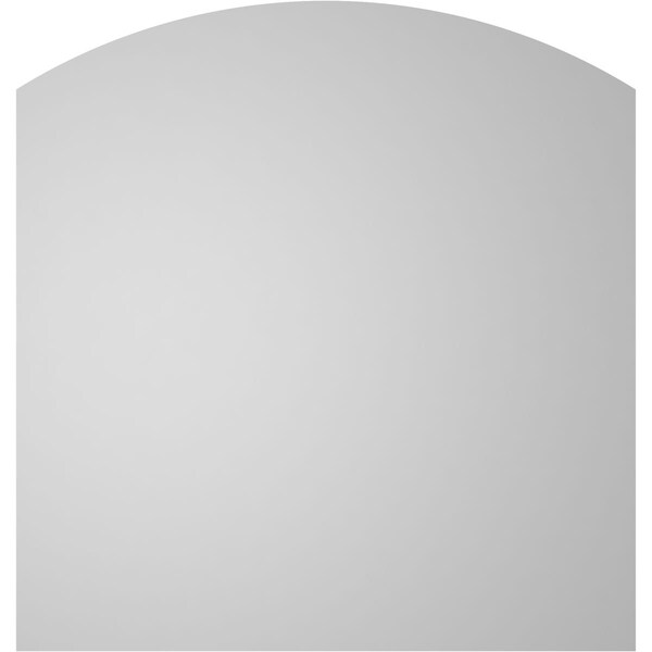 Ekena Millwork Arch Top Surface Mount PVC Gable Vent: Functional, w/ 2"W x 1-1/2"P Brickmould Frame, 40"W x 42"H - GVPAR40X4202SF