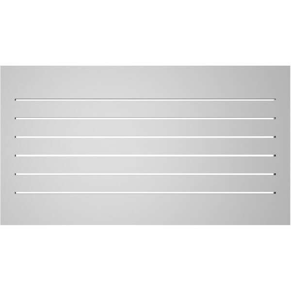 Ekena Millwork Vertical Surface Mount PVC Gable Vent: Functional, w/ 2"W x 2"P Brickmould Sill Frame, 40"W x 22"H - GVPVE40X2203SF