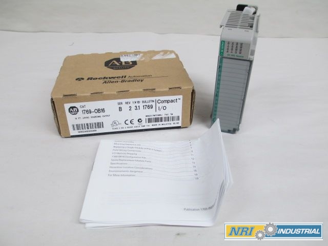 1769 Do16 Module ALLEN BRADLEY 1769-OB16 24V-DC SER B OUTPUT MODULE CONTROL - MRO INDUSTRIAL