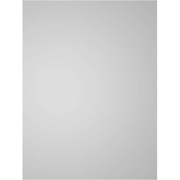 Ekena Millwork Vertical Surface Mount PVC Gable Vent: Non-Functional, w/ 3-1/2"W x 1"P Standard Frame, 12"W x 16"H - GVPVE12X1601SN