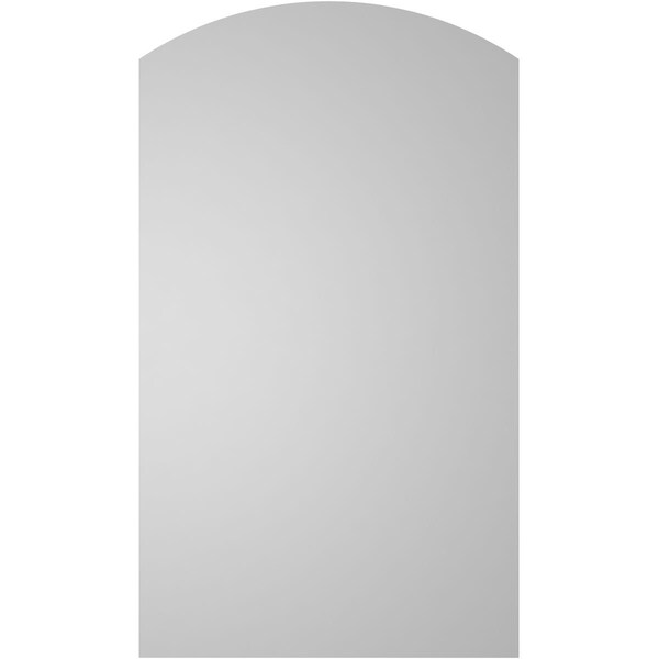 Ekena Millwork Arch Top Surface Mount PVC Gable Vent: Functional, w/ 2"W x 1-1/2"P Brickmould Frame, 22"W x 38"H - GVPAR22X3802SF