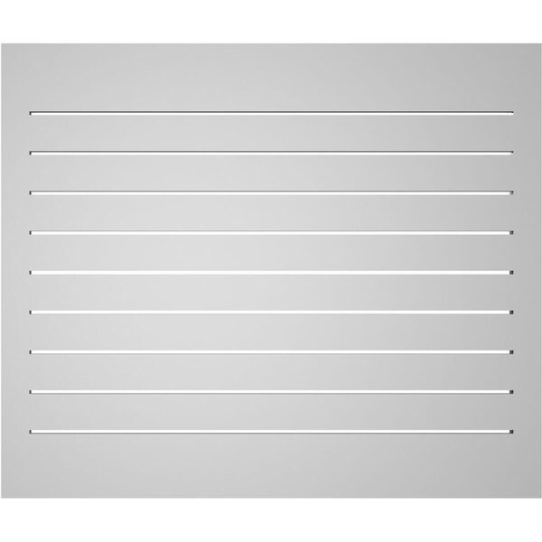 Ekena Millwork Vertical Surface Mount PVC Gable Vent: Functional, w/ 2"W x 1-1/2"P Brickmould Frame, 38"W x 32"H - GVPVE38X3202SF