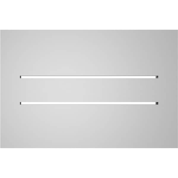 Ekena Millwork Vertical Surface Mount PVC Gable Vent: Functional, w/ 2"W x 1-1/2"P Brickmould Frame, 18"W x 12"H - GVPVE18X1202SF