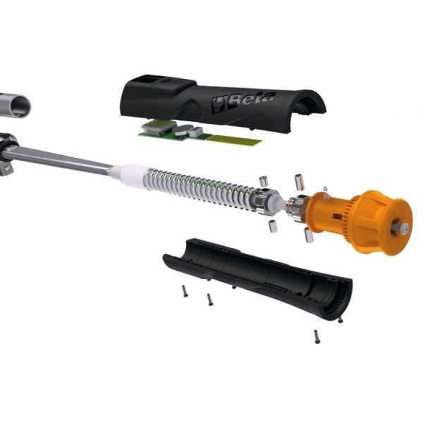 Beta Mechanical torque wrench with digital readout, for right-hand tightening, 20-100 Nm - 006650010