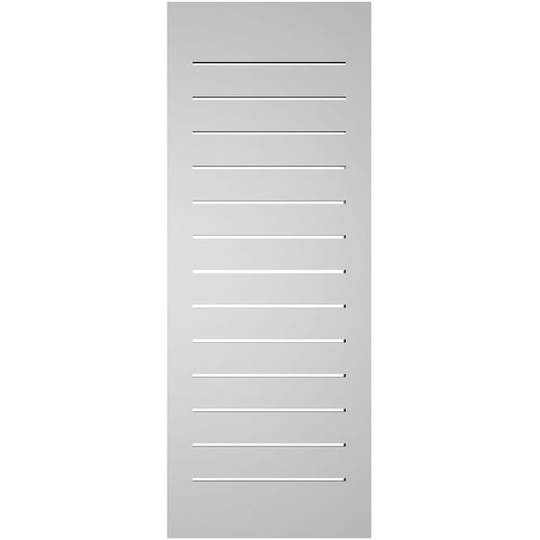 Ekena Millwork Vertical Surface Mount PVC Gable Vent: Functional, w/ 2"W x 2"P Brickmould Sill Frame, 16"W x 42"H - GVPVE16X4203SF
