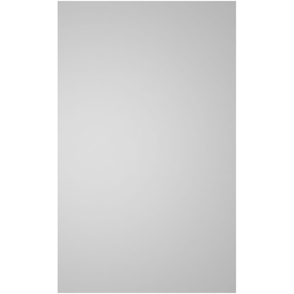 Ekena Millwork Vertical Surface Mount PVC Gable Vnt: Non-Functional, w/2"W x 1-1/2"H, Brickmould Frame, 22"W x 36"H - GVPVE22X3602SN
