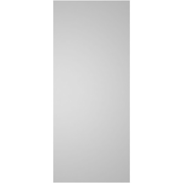 Ekena Millwork Vertical Surface Mount PVC Gable Vnt: Non-Functional, w/2"W x 1-1/2"H, Brickmould Frame, 16"W x 38"H - GVPVE16X3802SN