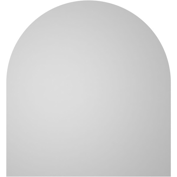 Ekena Millwork Round Top Surface Mount PVC Gable Vent w/ 2"W x 2"P Brickmould Sill Frame, 28"W x 30"H - GVPRT28X3003SN