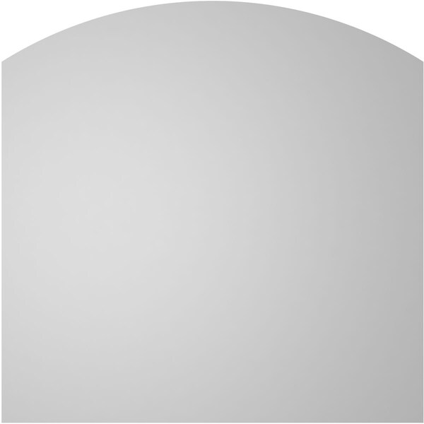 Ekena Millwork Arch Top Surface Mount PVC Gable Vent: Functional, w/ 2"W x 2"P Brickmould Sill Frame, 36"W x 36"H - GVPAR36X3603SF