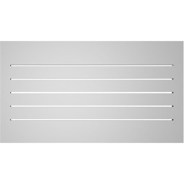 Ekena Millwork Vertical Surface Mount PVC Gable Vent: Functional, w/ 2"W x 1-1/2"P Brickmould Frame, 36"W x 20"H - GVPVE36X2002SF