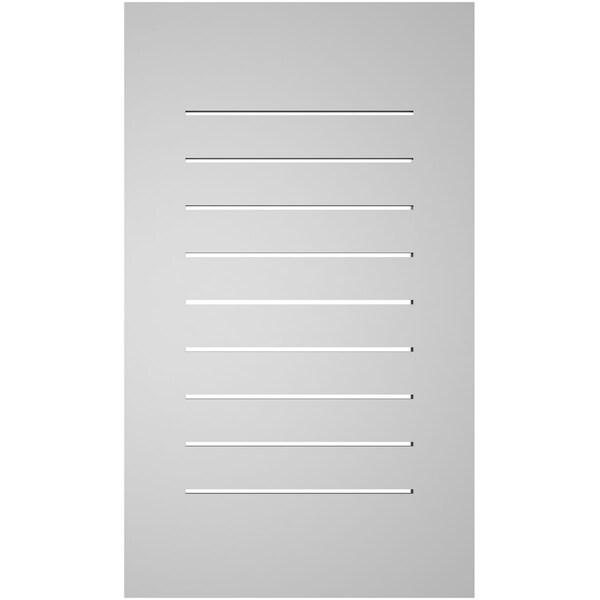 Ekena Millwork Vertical Surface Mount PVC Gable Vent: Functional, w/ 3-1/2"W x 1"P Standard Frame, 20"W x 34"H - GVPVE20X3401SF