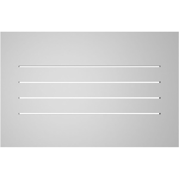 Ekena Millwork Vertical Surface Mount PVC Gable Vent: Functional, w/ 3-1/2"W x 1"P Standard Frame, 34"W x 22"H - GVPVE34X2201SF