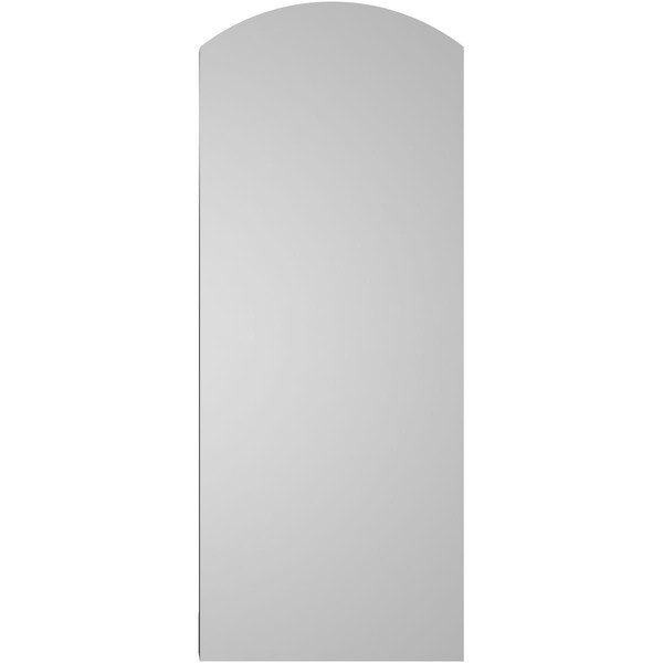 Ekena Millwork Arch Top Surface Mount PVC Gable Vent: Functional, w/ 2"W x 2"P Brickmould Sill Frame, 12"W x 30"H - GVPAR12X3003SF