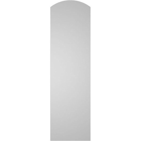 Ekena Millwork Arch Top Surface Mount PVC Gable Vent: Functional, w/ 3-1/2"W x 1"P Standard Frame, 12"W x 42"H - GVPAR12X4201SF